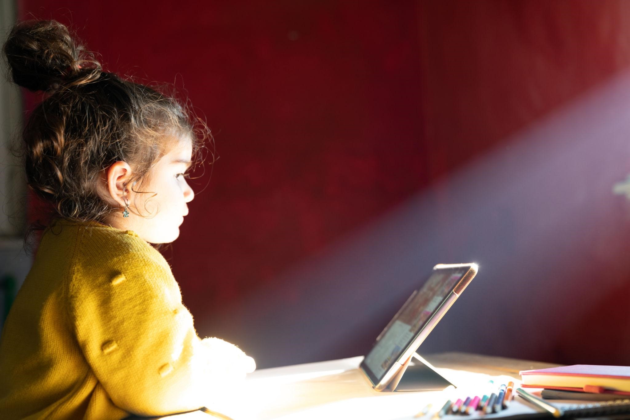 Children learning together in faith