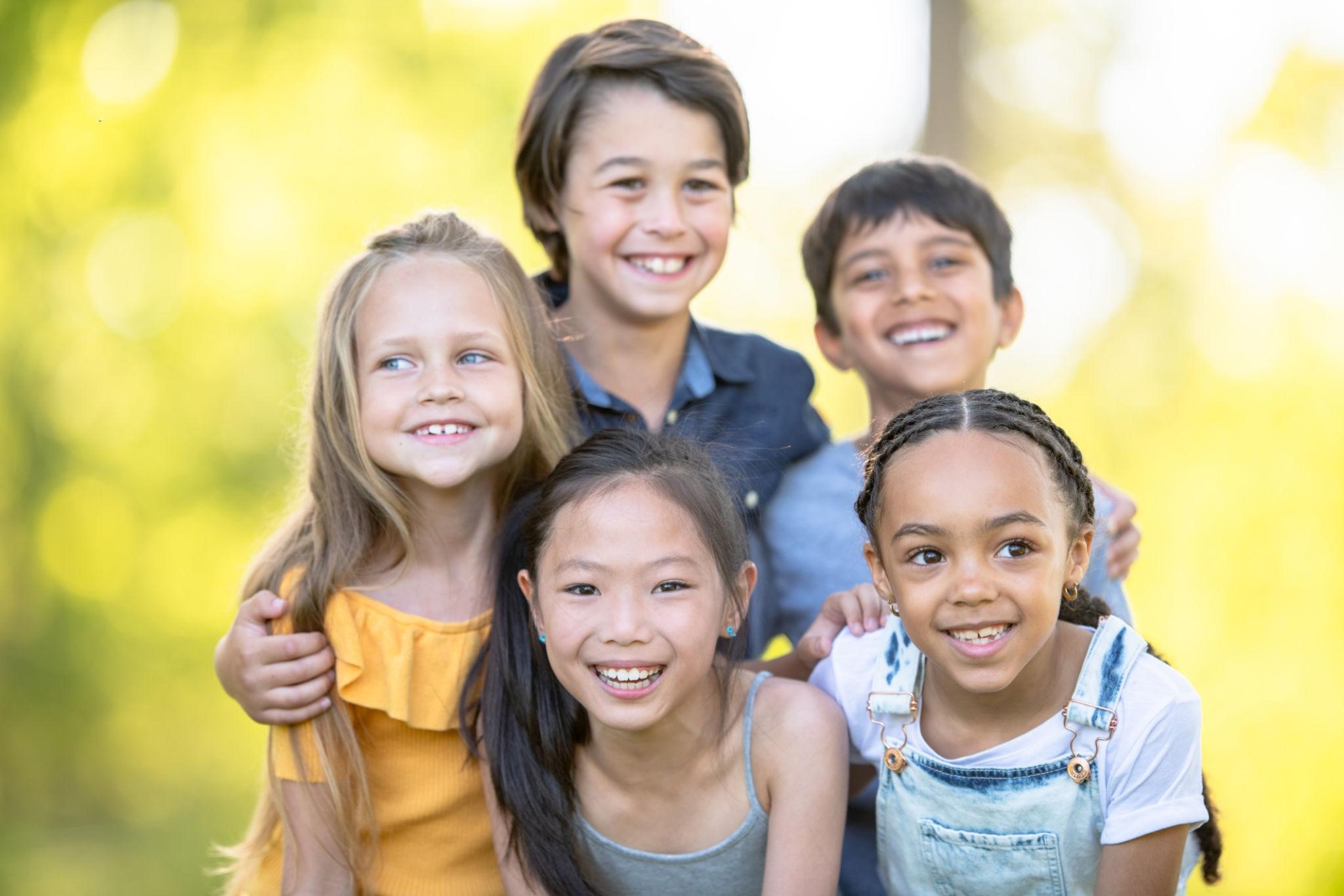 Children learning in a hopeful environment